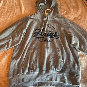 Grey hooded sweatshirt size large